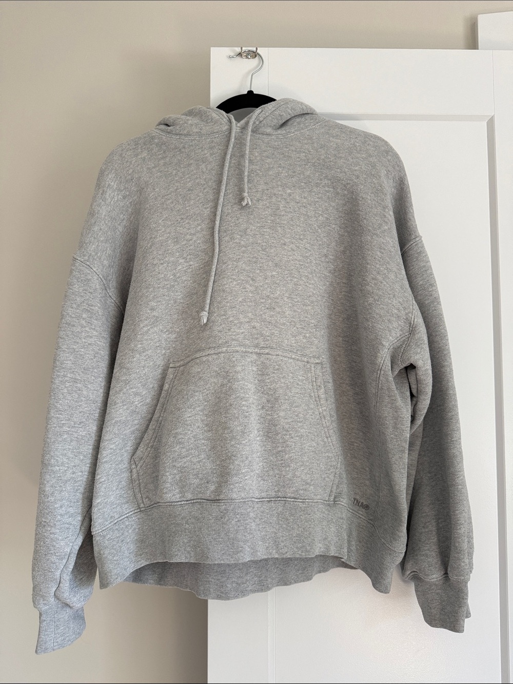TNA Gray Oversized Hoodie Sweatshirt